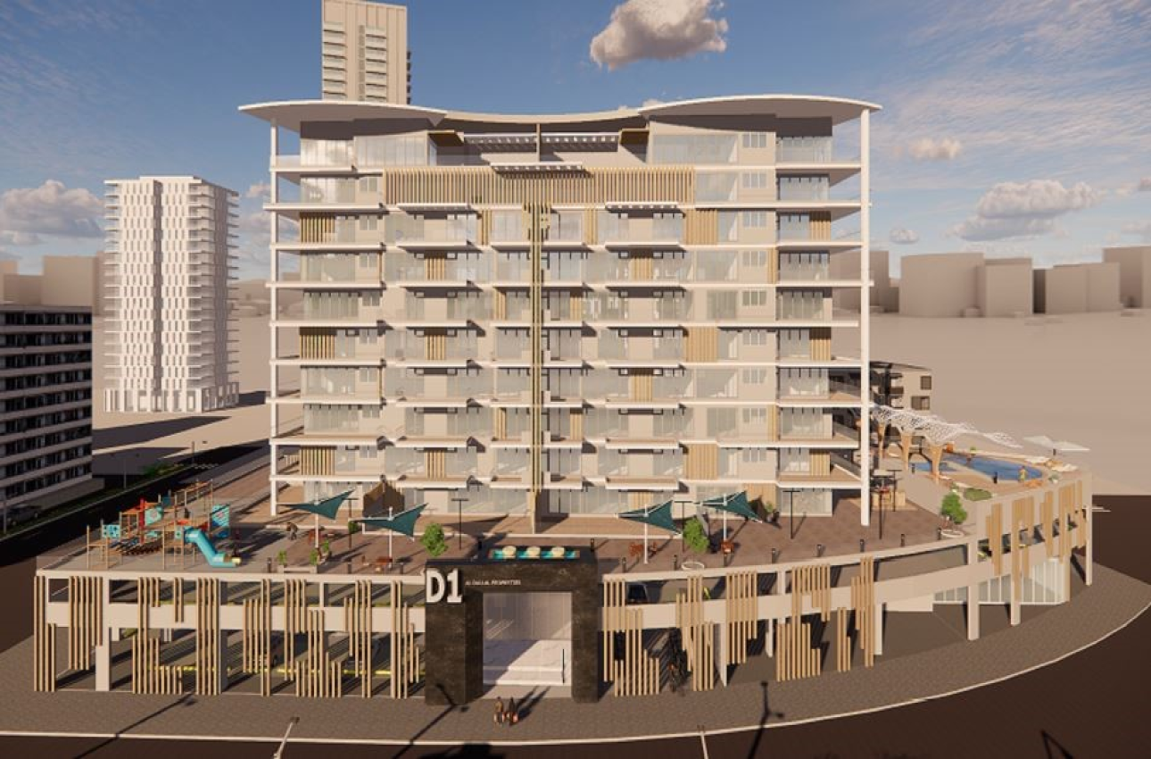 GROUND +1P+10 FLOORS BUILDING