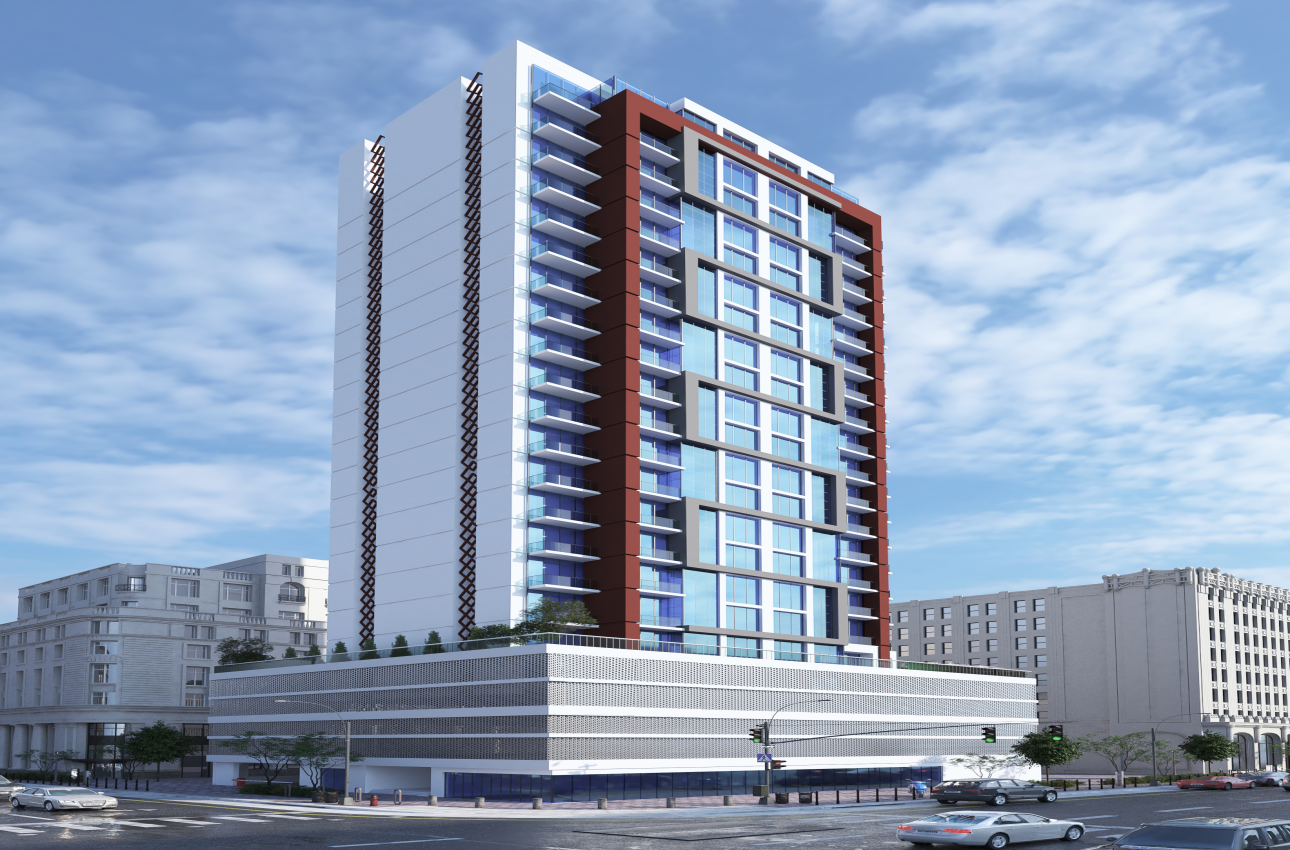 COMMERCIAL & RESIDENTIAL BUILDING ( GROUND +4 PODIUM + 18 FLOORS +ROOF)