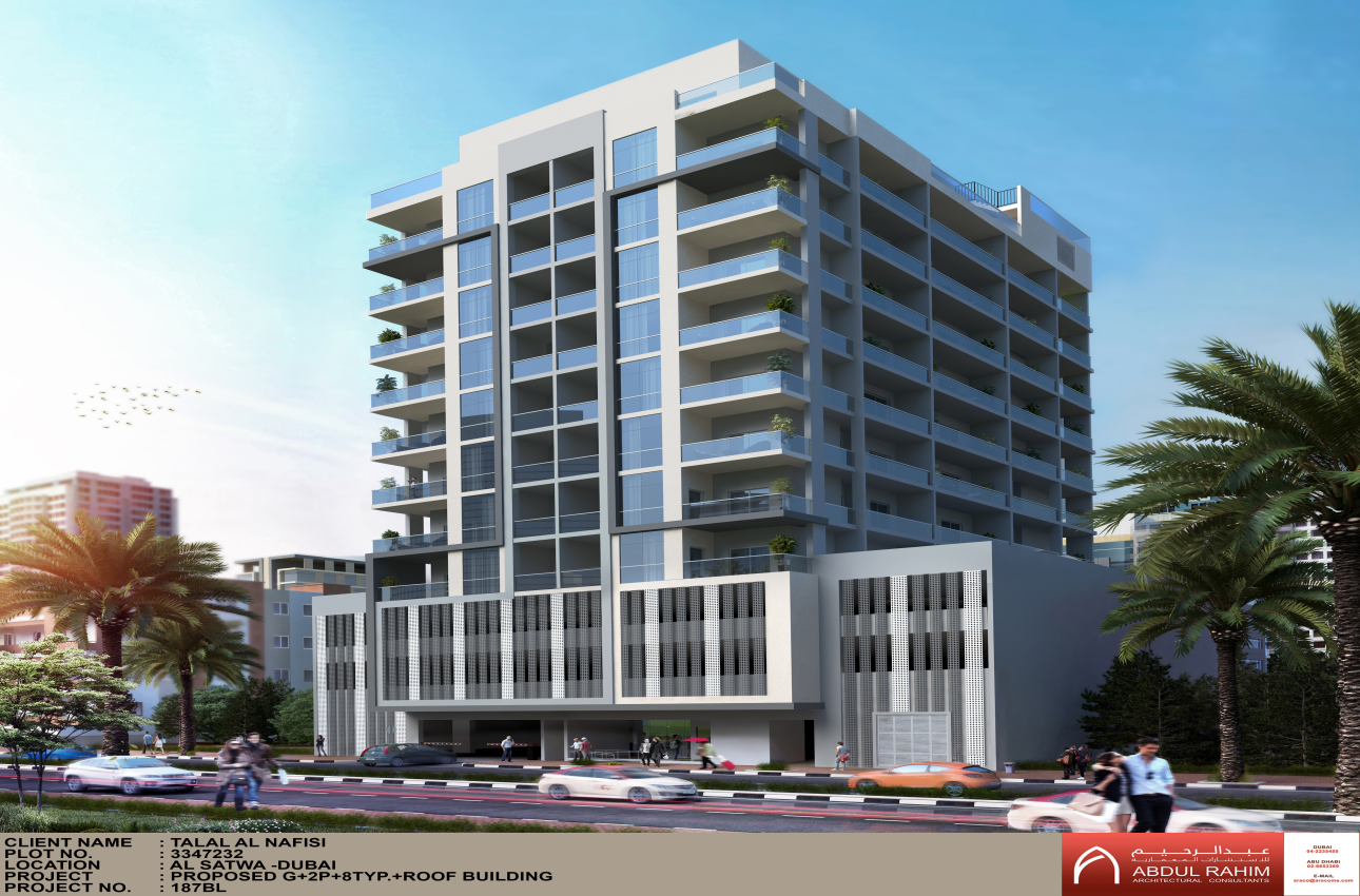 (G+P+8TYP.+GYM) BUILDING. (922)
